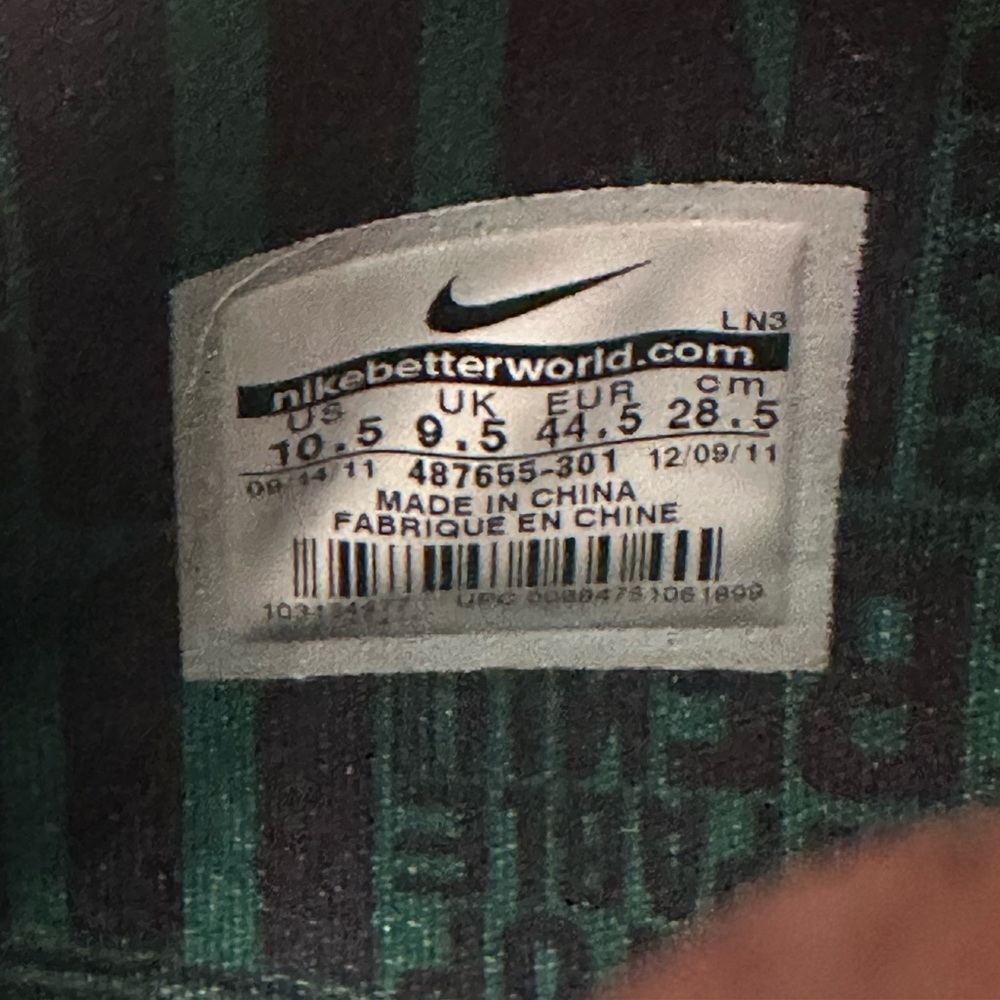 2011 Nike Hyperenforcer flywire + hyperfuse size 10.5 - Picture 9 of 10